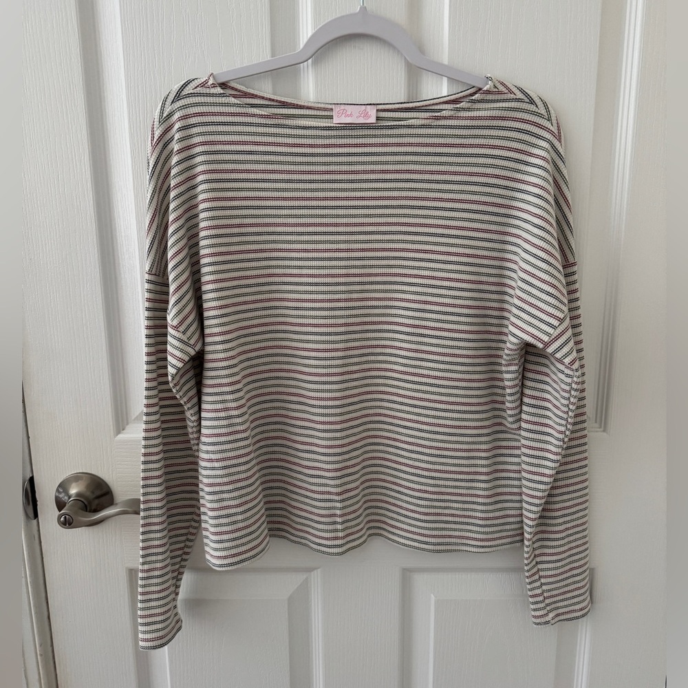 Women’s Striped Long Sleeve Top